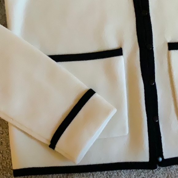 Brielle Cardigan Ecru/Black XXS NWOT - Picture 5 of 7